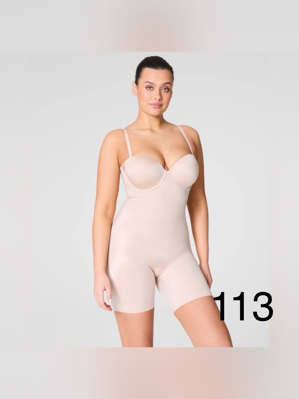 SPANX Light Nude Full-Body Shaping Bodysuit